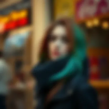 Vibrant Hair Color of Afra Saraçoğlu Afra Saraçoğlu showcasing her vibrant hair color