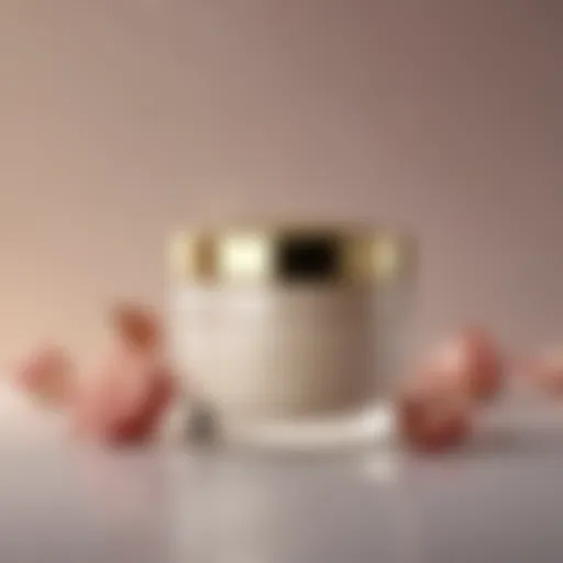 A luxurious cream jar with an elegant design