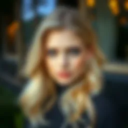 Elegant blonde hair color suitable for fair skin