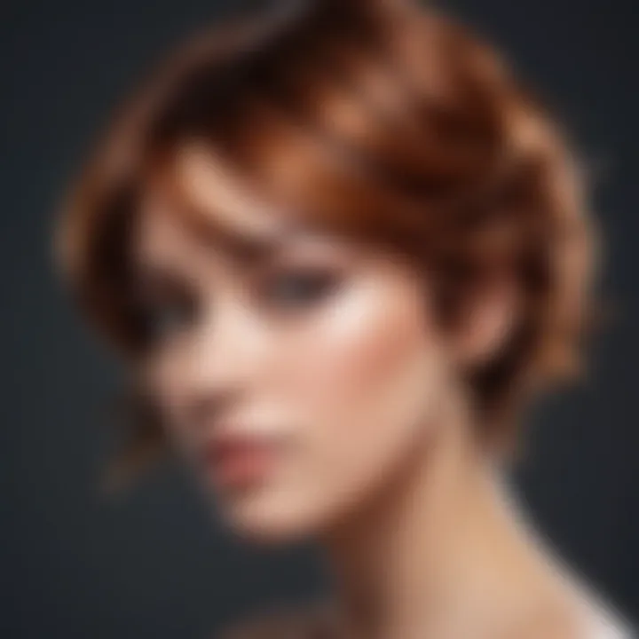 Elegant butterfly layered haircut showcasing a modern style