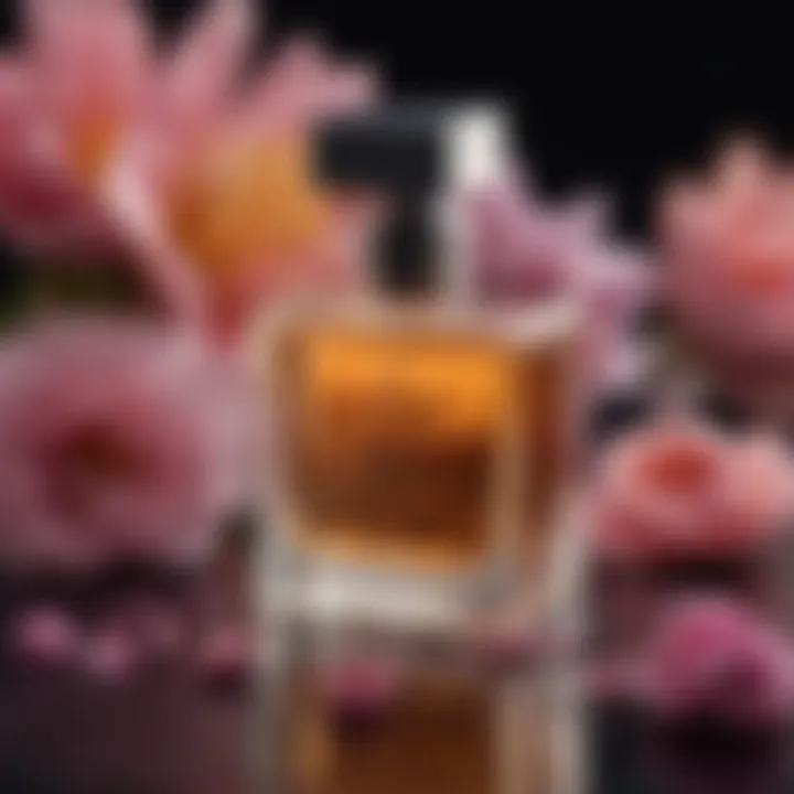 Close-up of perfume ingredients