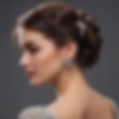 Classic updo hairstyle perfect for formal events