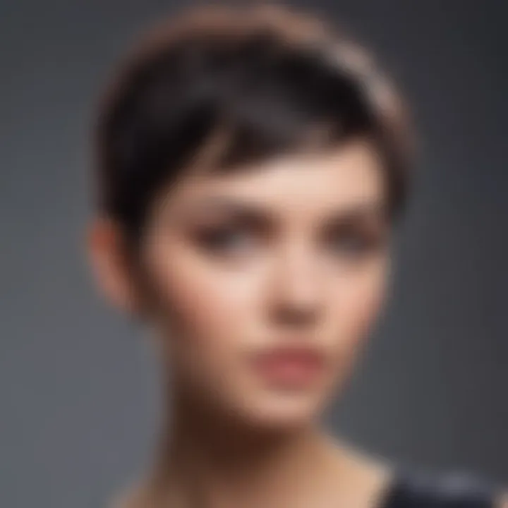 Trendy pixie cut for a bold statement