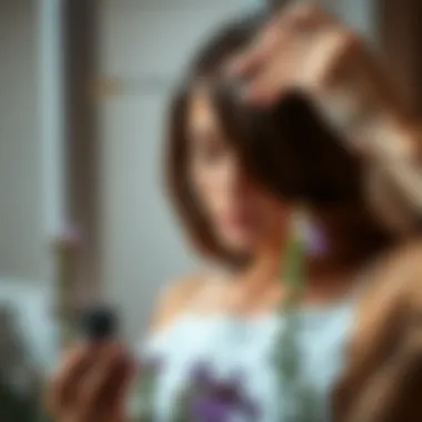 Applying Thyme Oil for Optimal Hair Care Application of thyme oil on hair