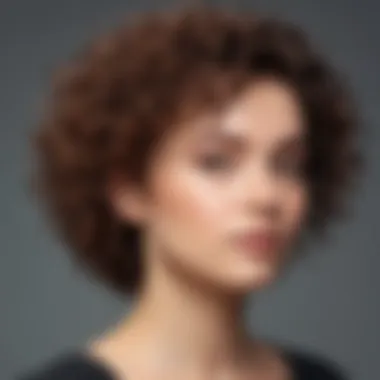 Diverse short curly hairstyles for various occasions