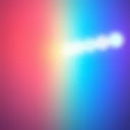 A spectrum of light colors showing their psychological impacts