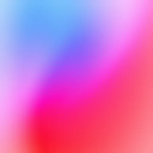 A beautiful gradient showcasing the transition from blue to red, illustrating the colors that blend to create purple.