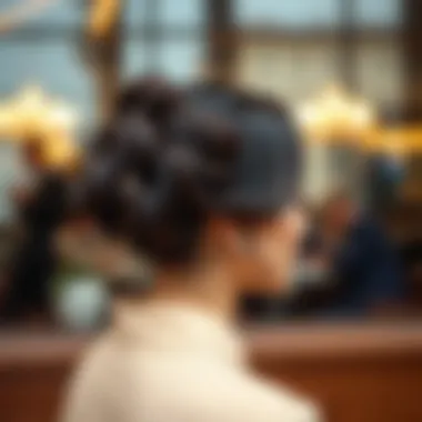 Sophisticated Short Hair Updo Sophisticated short hair updo